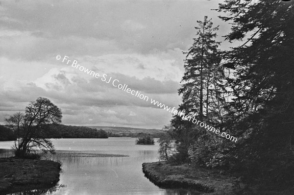 ROCKINGHAM HOUSE  VIEW OF LAKE FROM ROCKERY BRIDGE